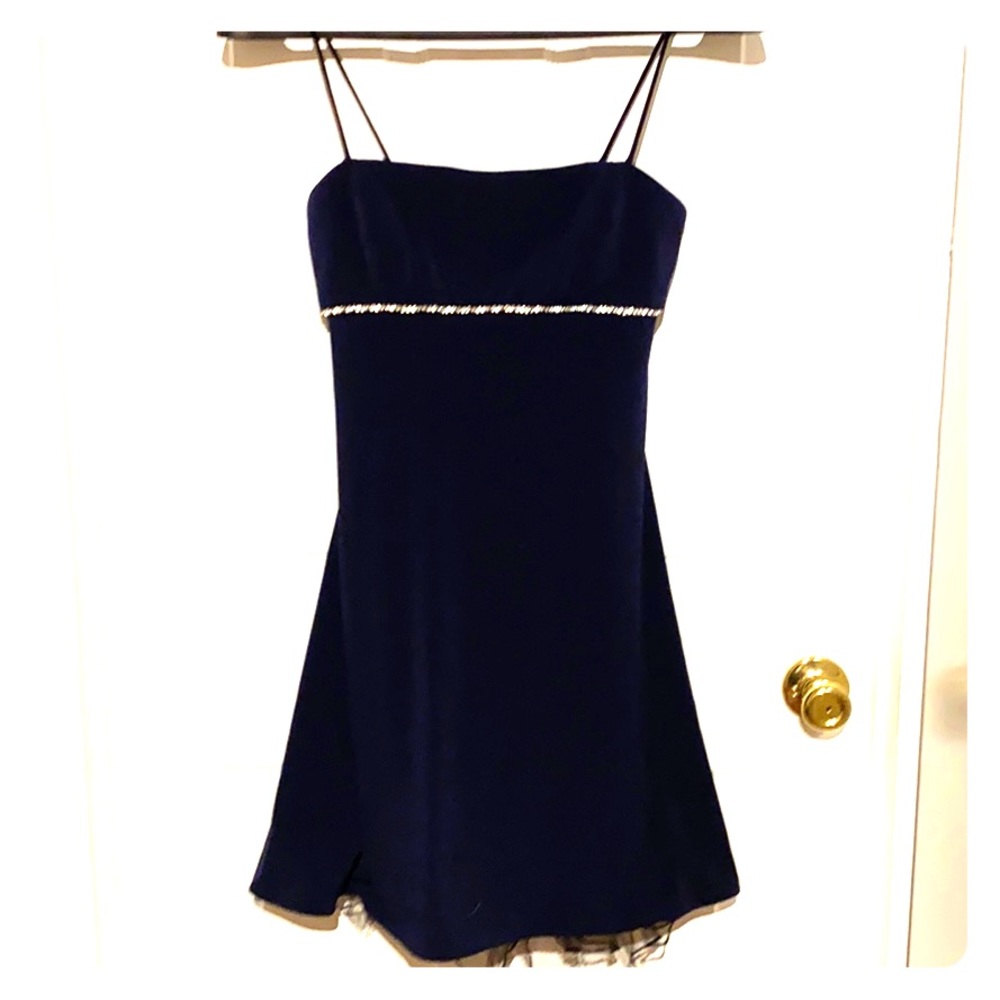 Navy blue dress